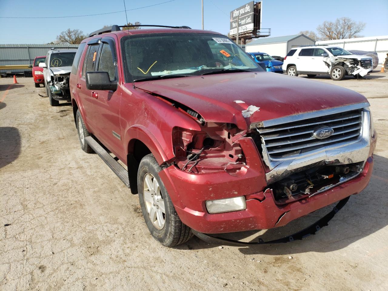 FORD EXPLORER X 2008 with VIN 1FMEU73E38UA74670 - Photo from auction