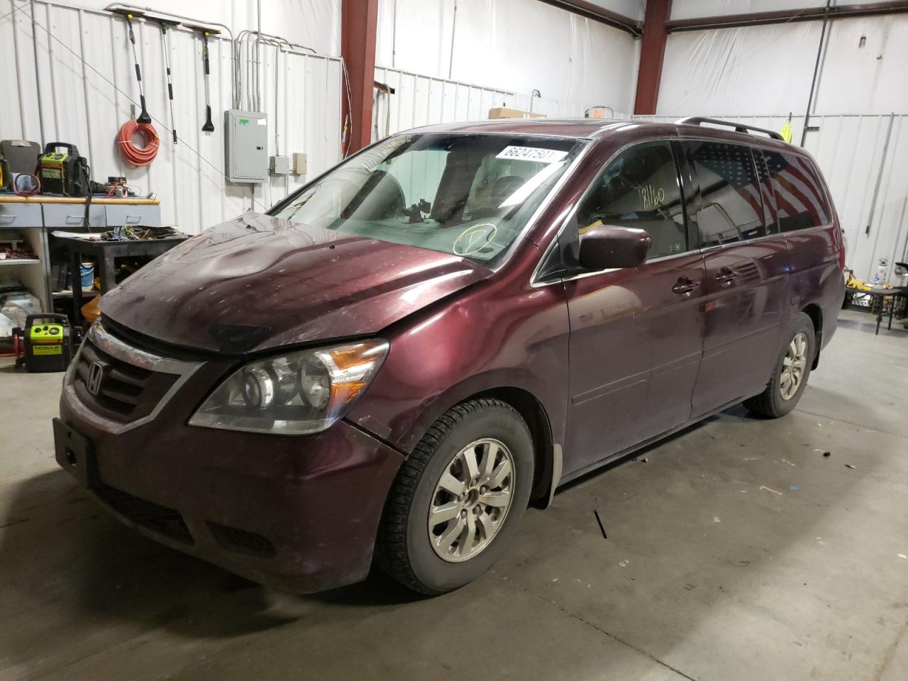 Photo 2 from auction – 2010 HONDA ODYSSEY EX with VIN 5FNRL3H68AB048129