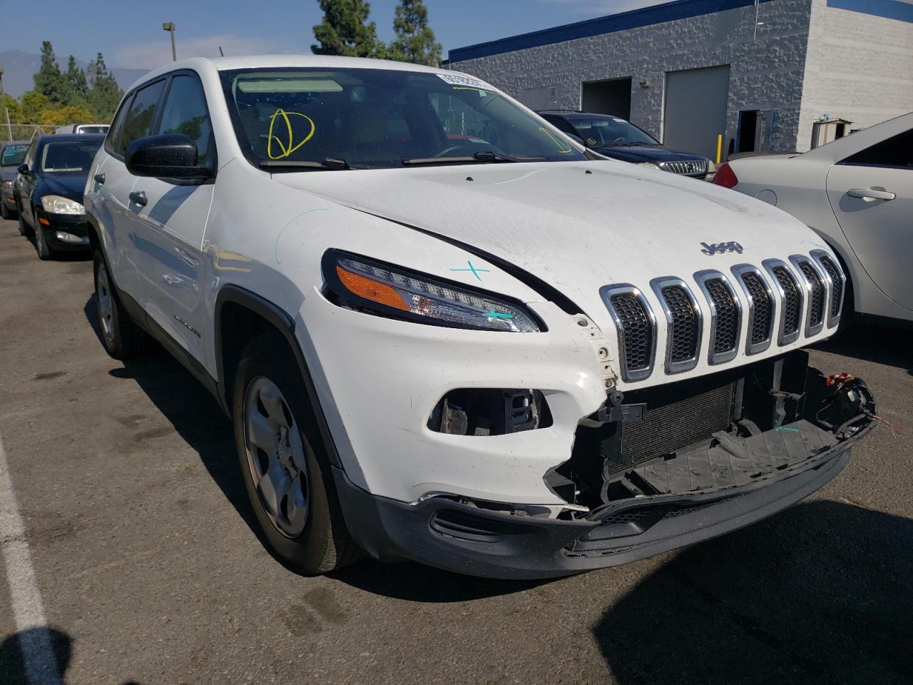 Photo 1 from auction – 2016 JEEP CHEROKEE S with VIN 1C4PJMABXGW313888