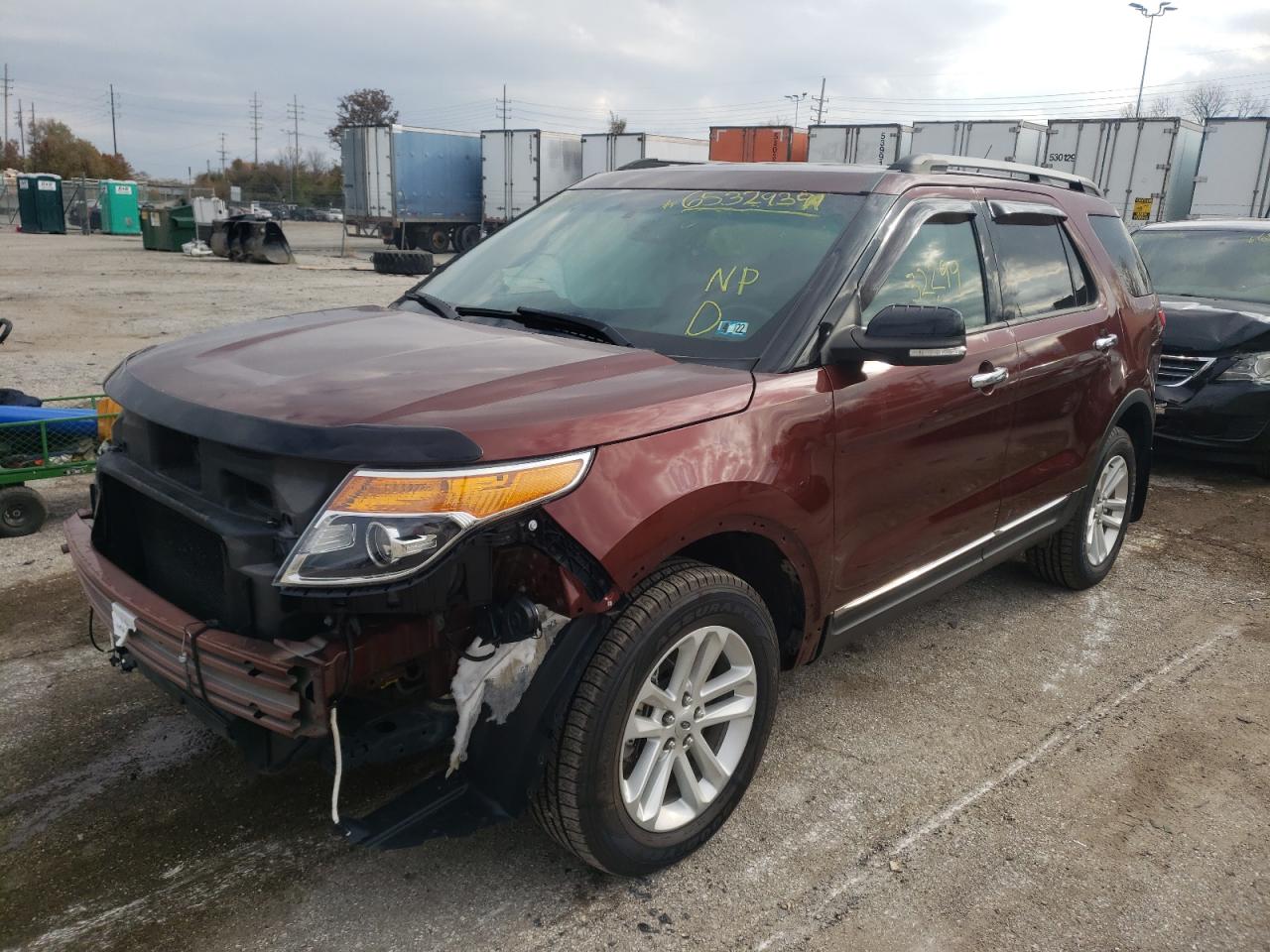 Photo 2 from auction – 2015 FORD EXPLORER X with VIN 1FM5K8D83FGB08719