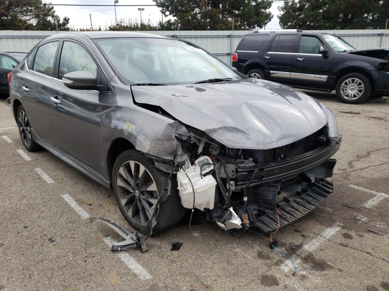 NISSAN SENTRA S 2016 with VIN 3N1AB7AP1GY263653 - Photo from auction