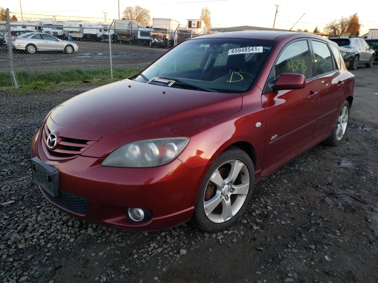 Photo 2 from auction – 2006 MAZDA MAZDA3 with VIN JM1BK343461427824