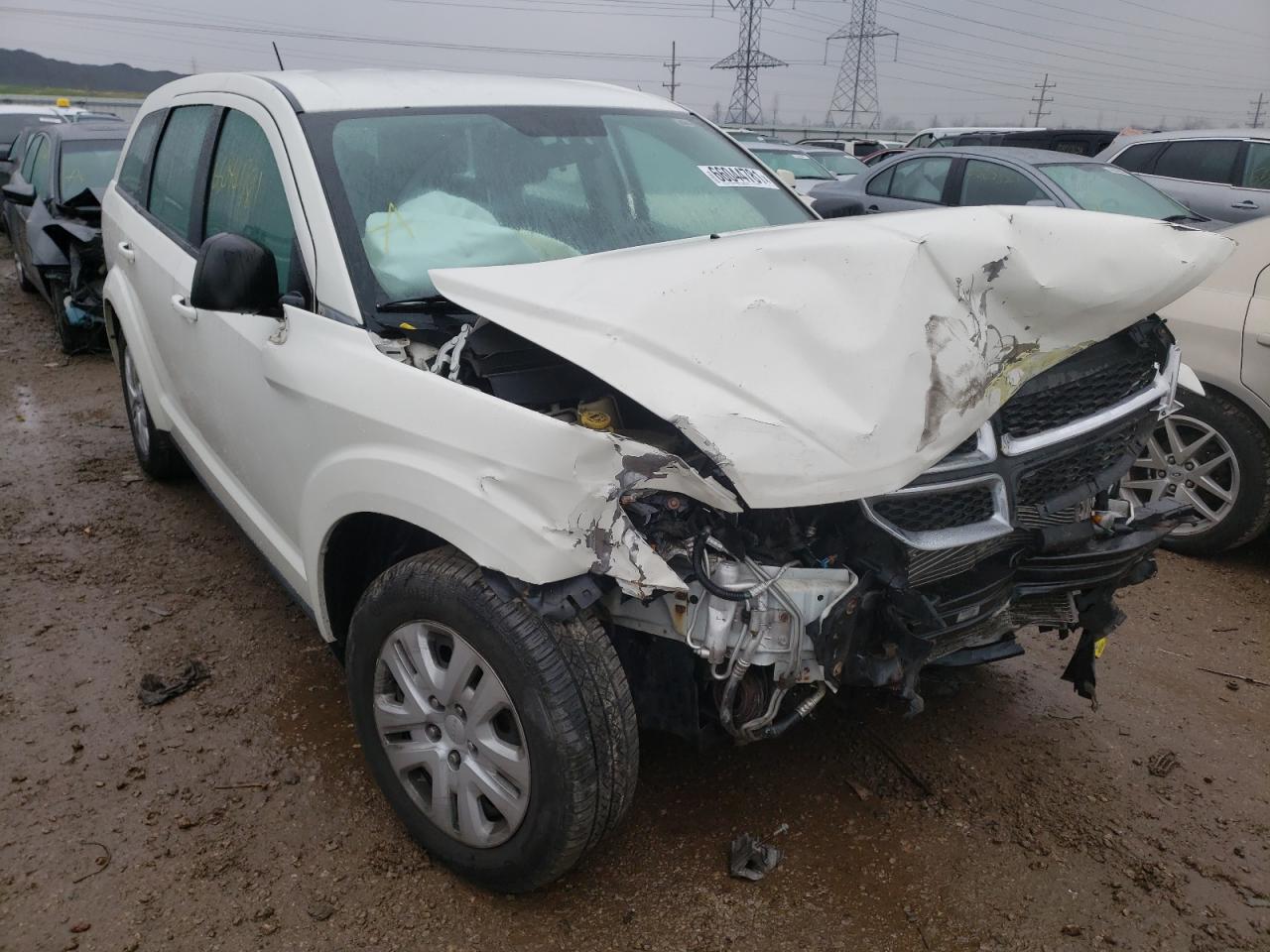 DODGE JOURNEY 2013 with VIN 3C4PDCAB5DT687411 - Photo from auction