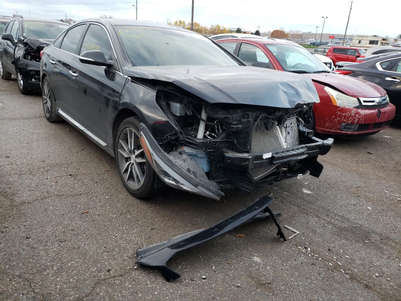 HYUNDAI SONATA SPO 2015 with VIN 5NPE34AB3FH087845 - Photo from auction