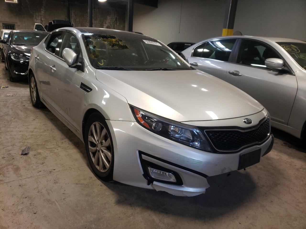 KIA OPTIMA EX 2014 with VIN 5XXGN4A75EG293726 - Photo from auction