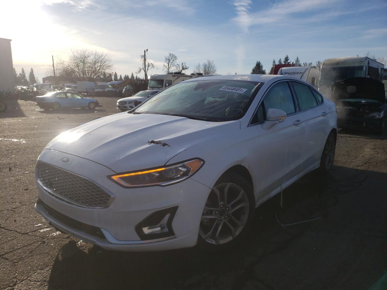Photo 2 from auction – 2019 FORD FUSION TIT with VIN 3FA6P0RU7KR259668