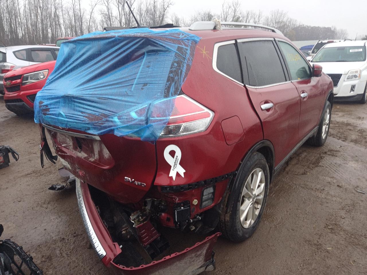 Photo 4 from auction – 2016 NISSAN ROGUE S with VIN 5N1AT2MV6GC861541