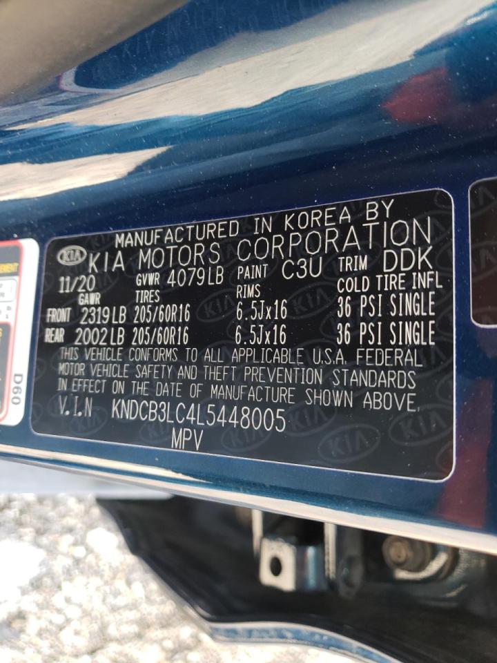 Photo 10 from auction – 2020 KIA NIRO LX with VIN KNDCB3LC4L5448005