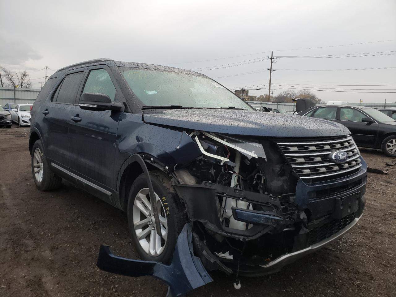 FORD EXPLORER X 2017 with VIN 1FM5K7D89HGD80673 - Photo from auction