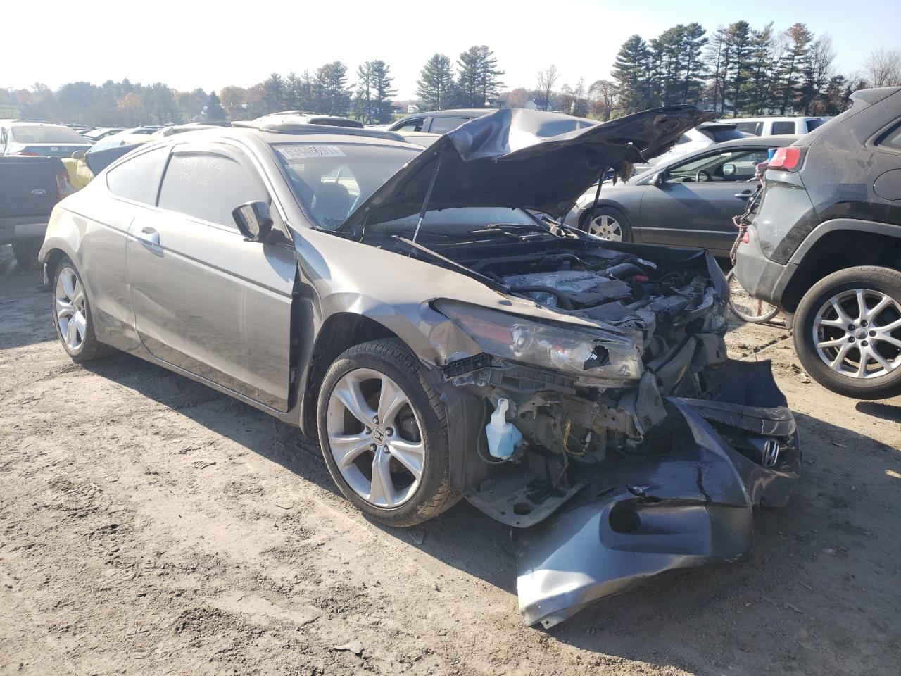 HONDA ACCORD EXL 2011 with VIN 1HGCS2B87BA002185 - Photo from auction