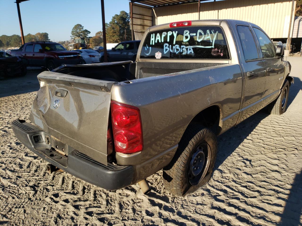Photo 4 from auction – 2008 DODGE RAM 1500 S with VIN 1D7HA18N28J154355