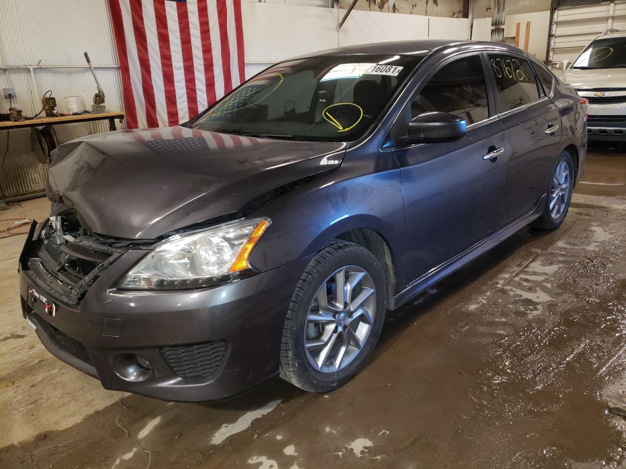 Photo 2 from auction – 2014 NISSAN SENTRA S with VIN 3N1AB7AP3EY335787