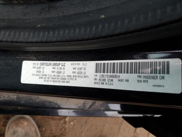 Photo 10 from auction – 2011 CHRYSLER 200 TOURIN with VIN 1C3BC1FB1BN569514