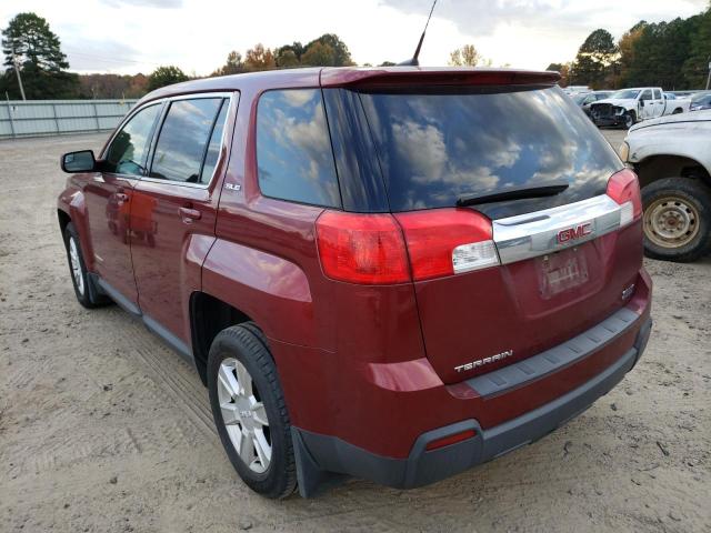 Photo 3 from auction – 2012 GMC TERRAIN SL with VIN 2GKALMEKXC6321475