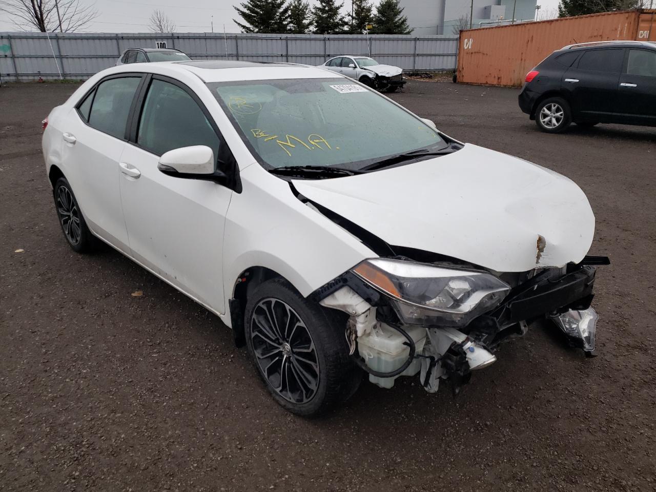 TOYOTA COROLLA L 2015 with VIN 2T1BURHEXFC260471 - Photo from auction
