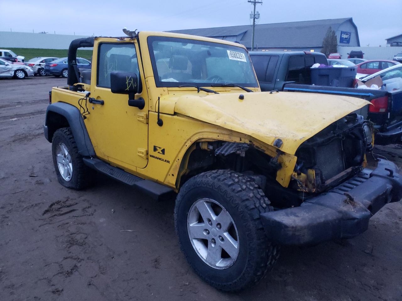 JEEP WRANGLER X 2009 with VIN 1J4FA24169L765743 - Photo from auction