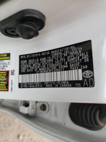 Photo 10 from auction – 2015 TOYOTA COROLLA L with VIN 2T1BURHE9FC309451