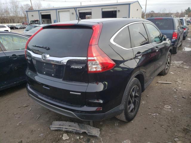 Photo 4 from auction – 2016 HONDA CR-V SE with VIN 2HKRM4H47GH641055