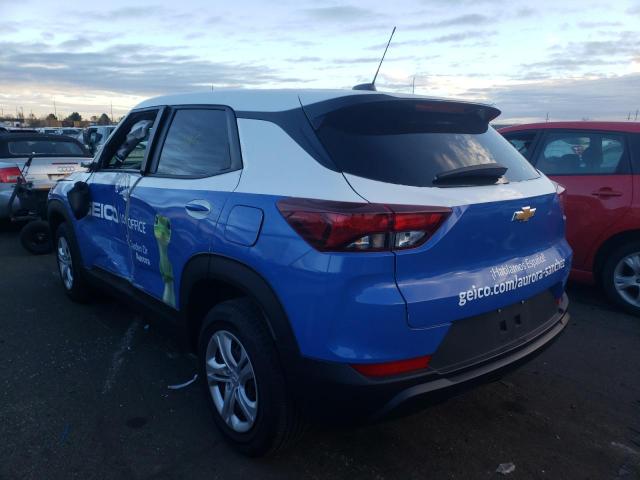 Photo 3 from auction – 2021 CHEVROLET TRAILBLAZE with VIN KL79MLS23MB136545