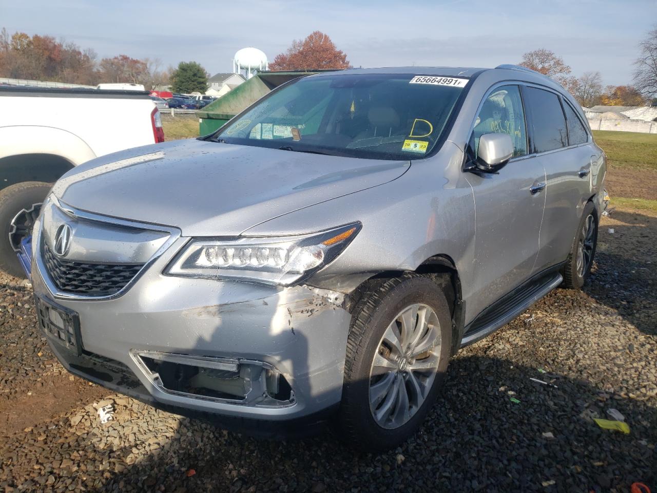 Photo 2 from auction – 2015 ACURA MDX TECHNO with VIN 5FRYD4H46FB021496