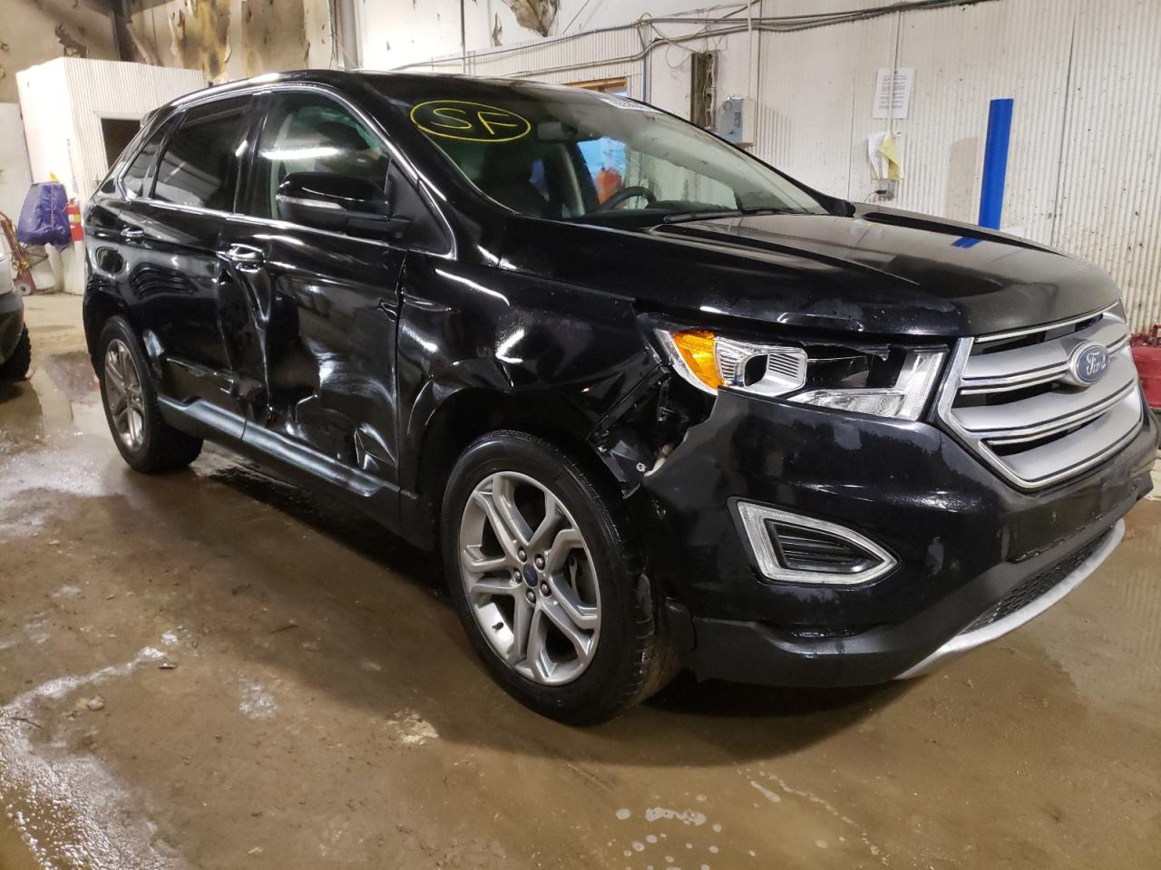 FORD EDGE TITAN 2018 with VIN 2FMPK4K92JBB43281 - Photo from auction