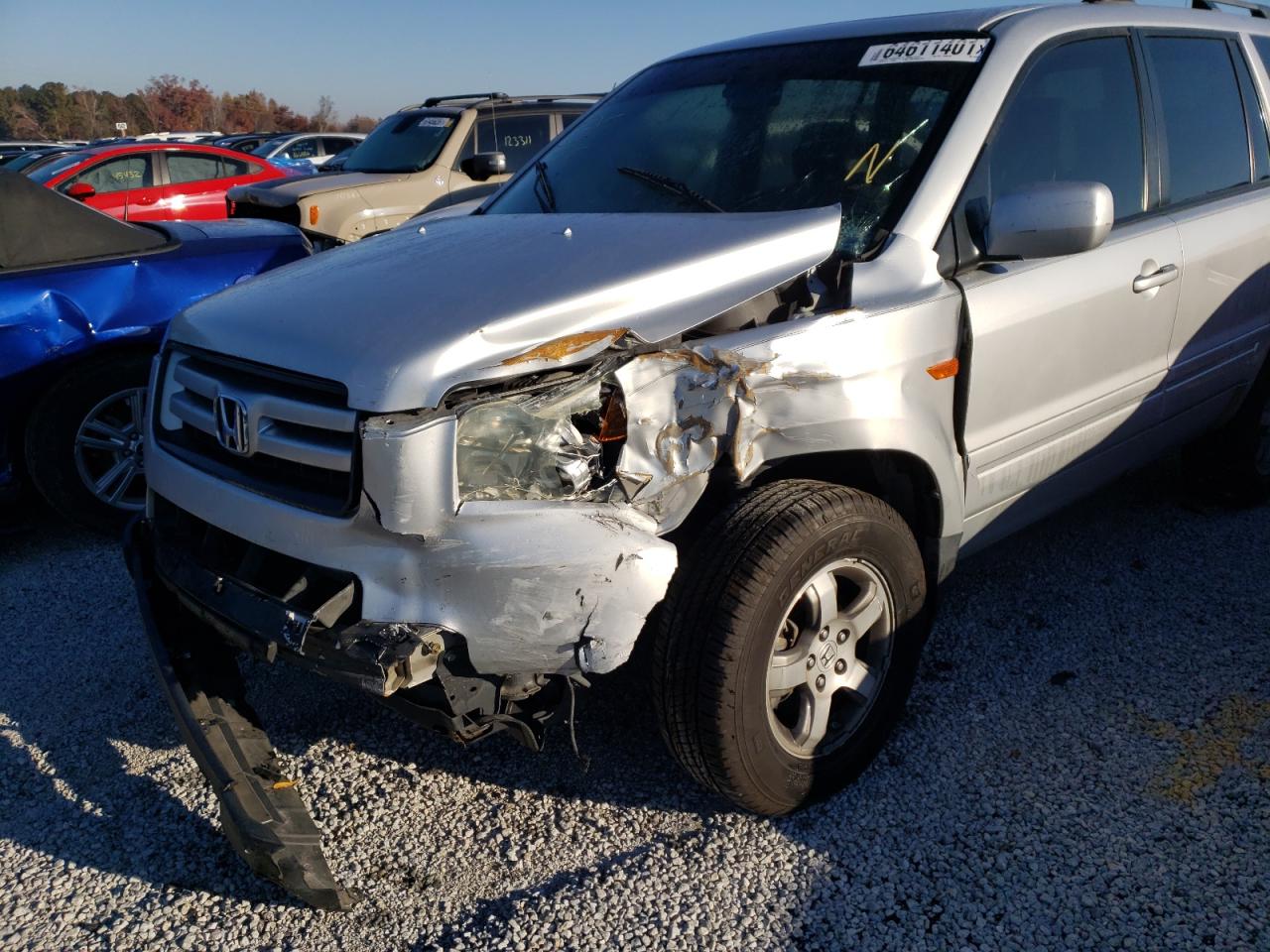 Photo 9 from auction – 2006 HONDA PILOT EX with VIN 5FNYF18696B013680