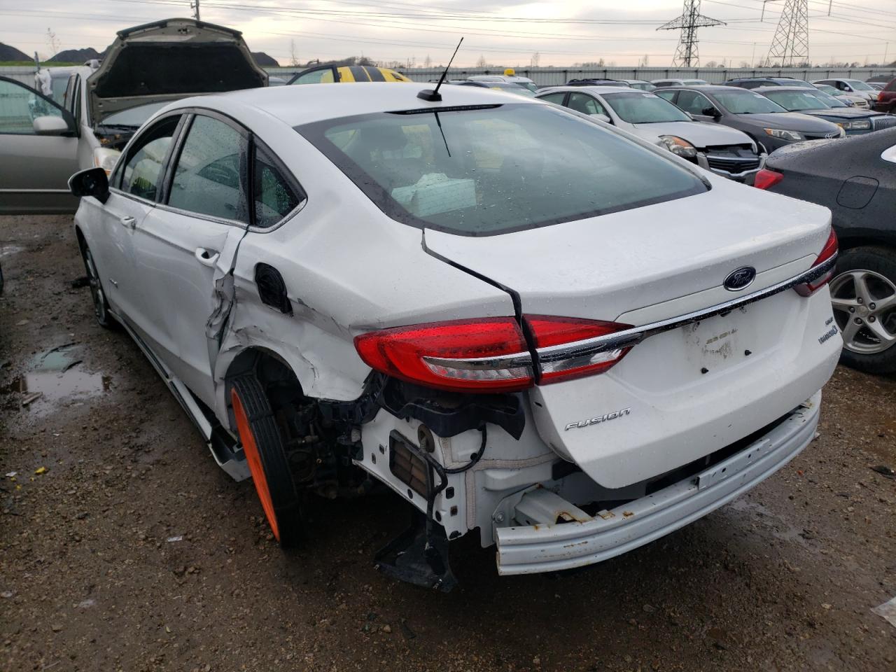 Photo 3 from auction – 2017 FORD FUSION SE with VIN 3FA6P0LU1HR314052