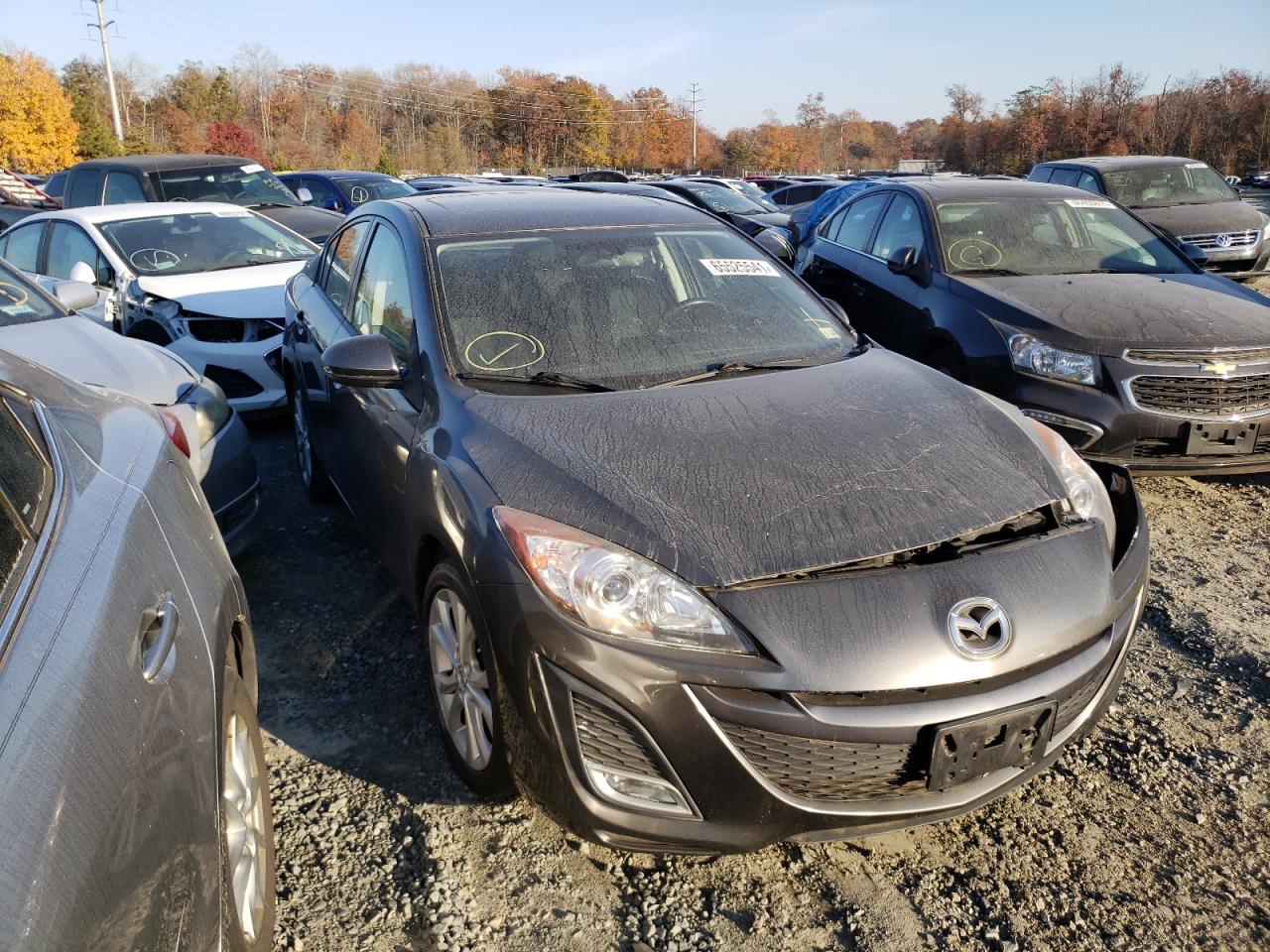 MAZDA 3 S 2010 with VIN JM1BL1S57A1311029 - Photo from auction