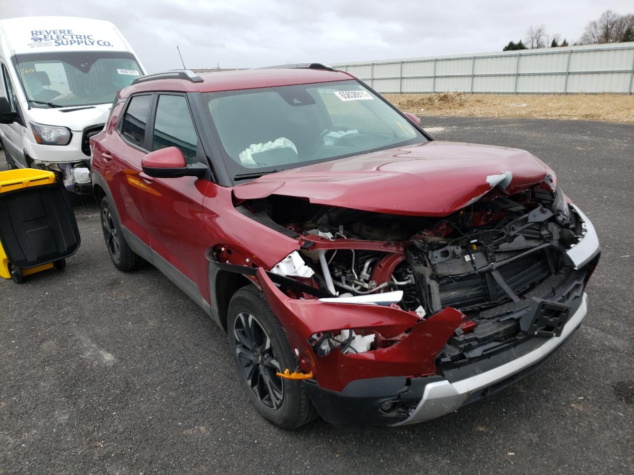 CHEVROLET TRAILBLAZE 2021 with VIN KL79MRSL1MB044796 - Photo from auction