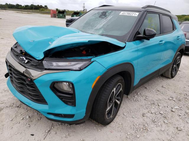 Photo 2 from auction – 2021 CHEVROLET TRAILBLAZE with VIN KL79MTSL4MB078888