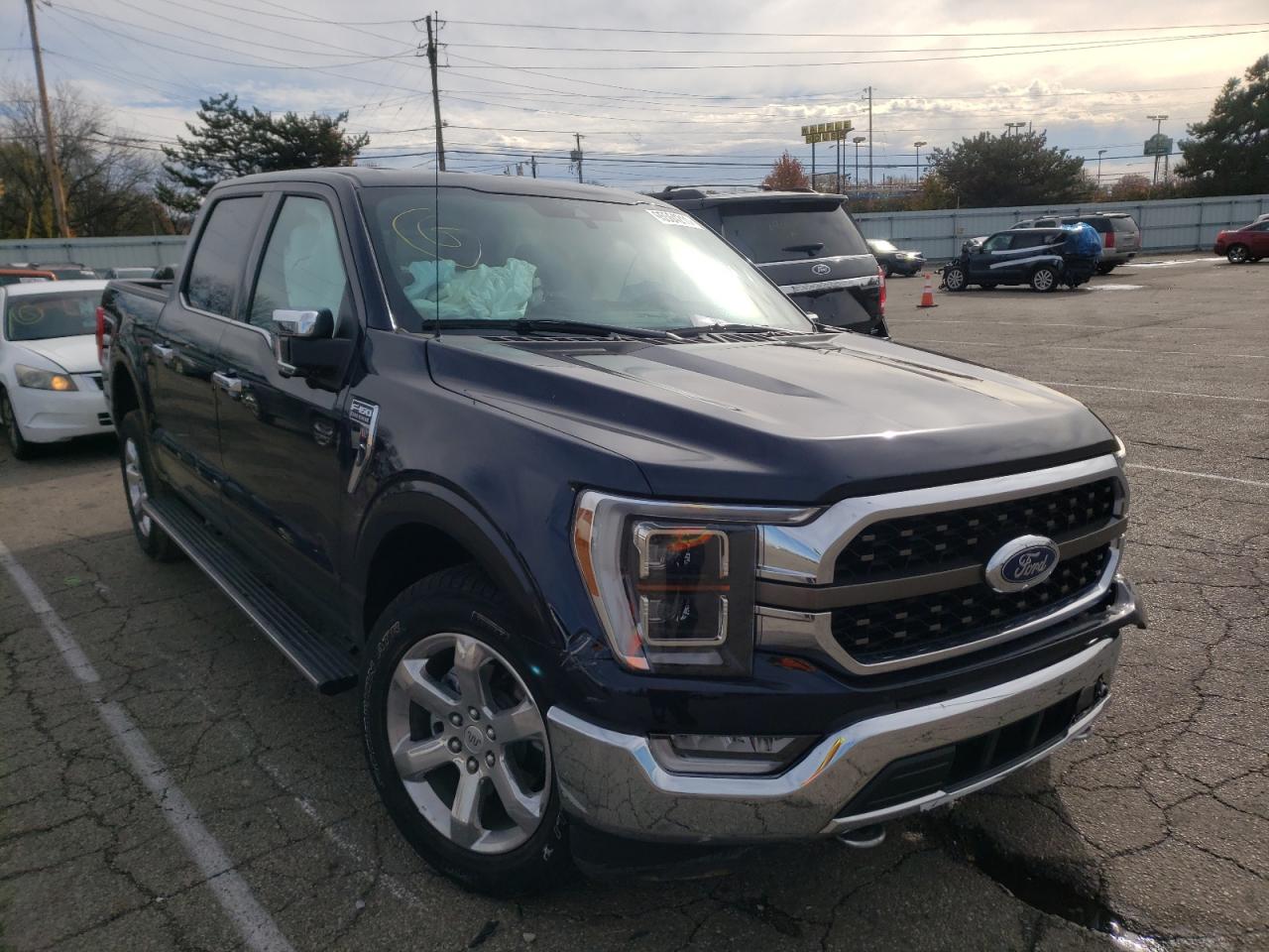Photo 1 from auction – 2021 FORD F150 SUPER with VIN 1FTFW1E85MFB12602