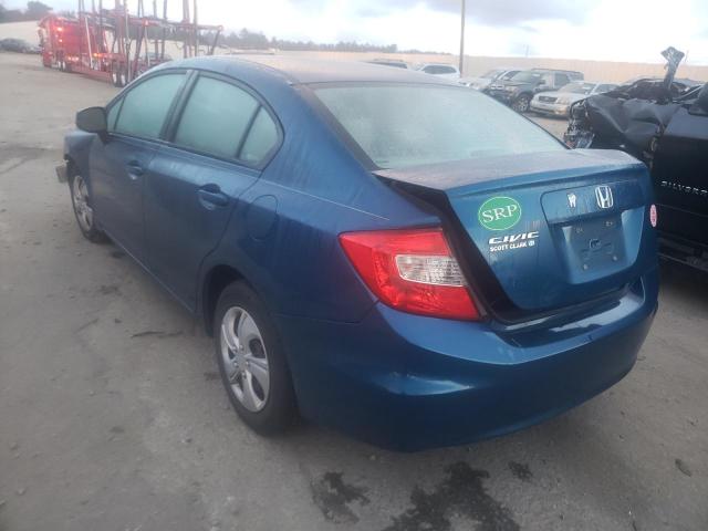 Photo 5 from auction – 2012 HONDA CIVIC LX with VIN 19XFB2F52CE065172