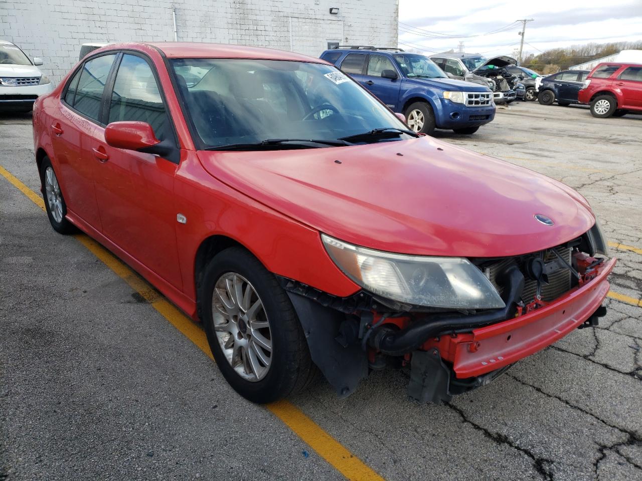 SAAB 9-3 2.0T 2008 with VIN YS3FB49Y681121022 - Photo from auction
