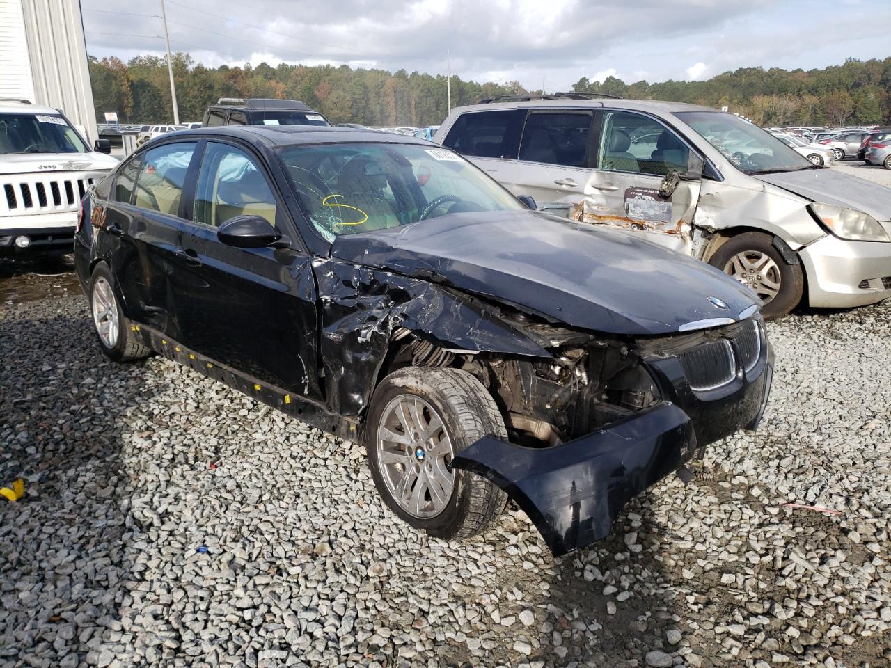BMW 325 I 2006 with VIN WBAVB13596KR62398 - Photo from auction