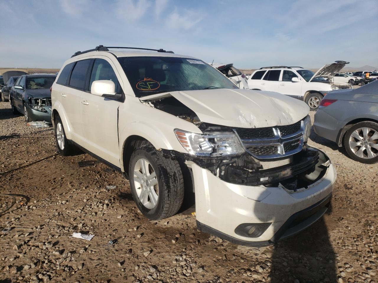 DODGE JOURNEY SX 2012 with VIN 3C4PDCCG4CT334052 - Photo from auction