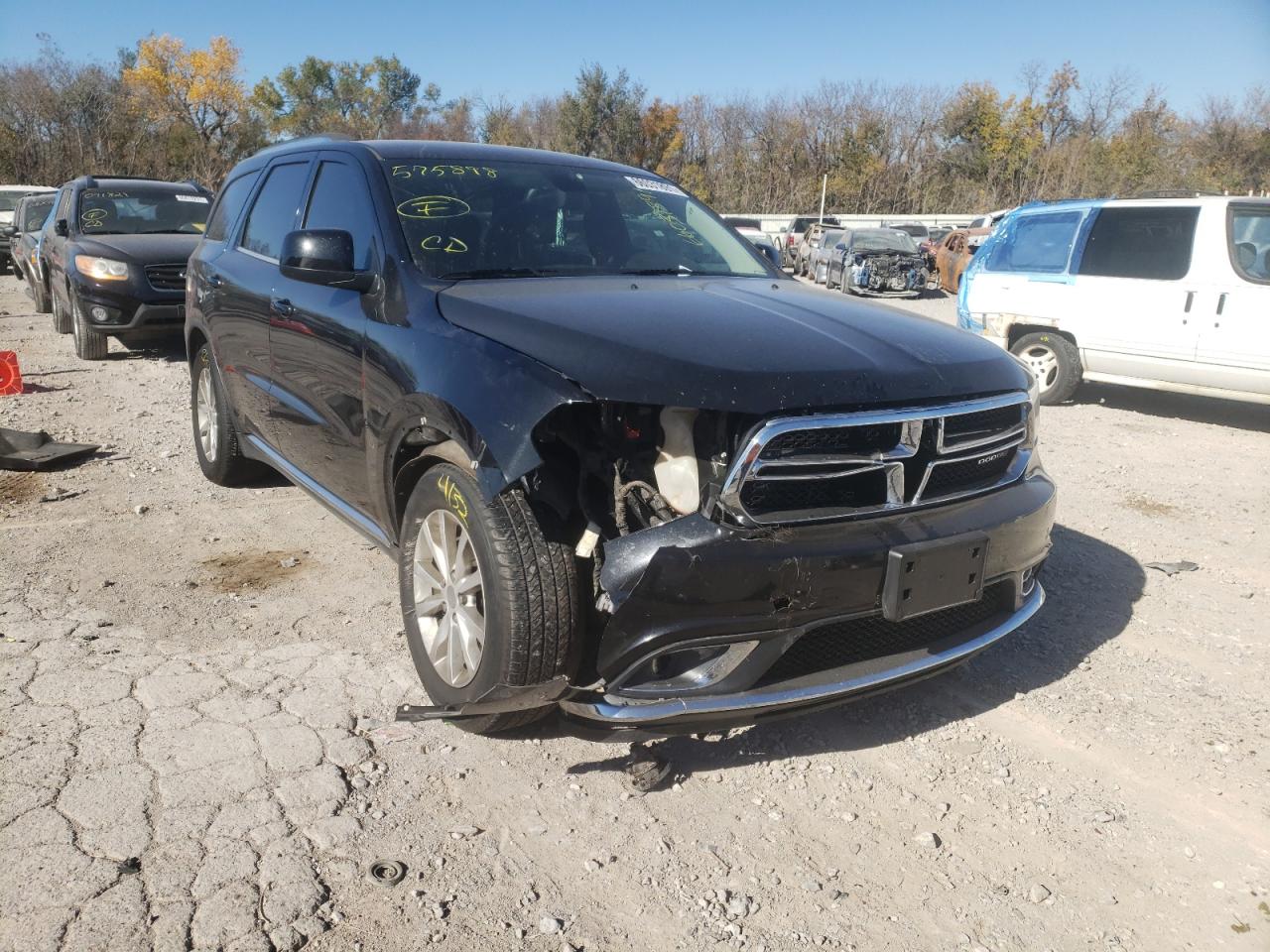 DODGE DURANGO SX 2014 with VIN 1C4RDHAG5EC575898 - Photo from auction