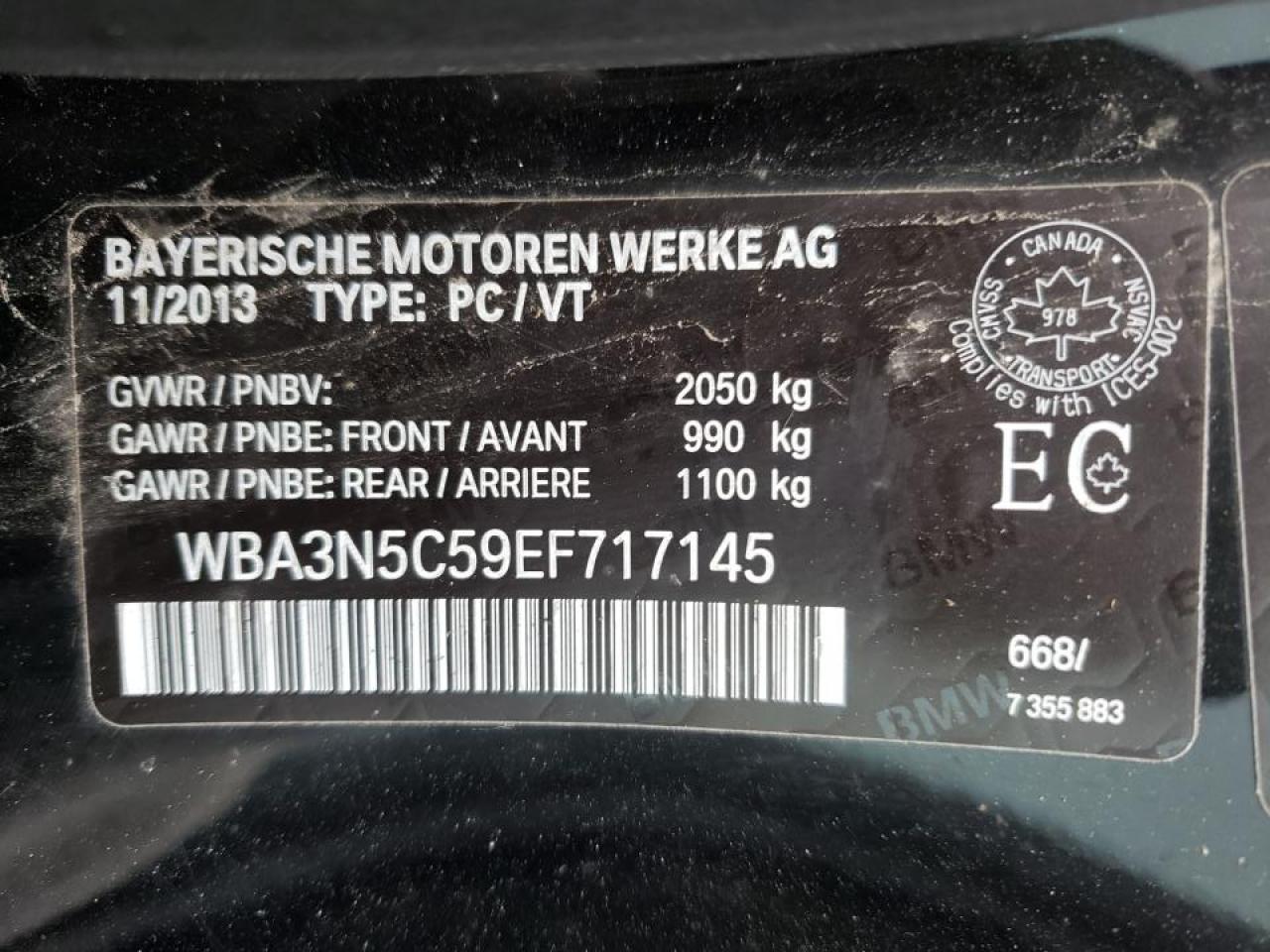 Photo 10 from auction – 2014 BMW 428 XI with VIN WBA3N5C59EF717145