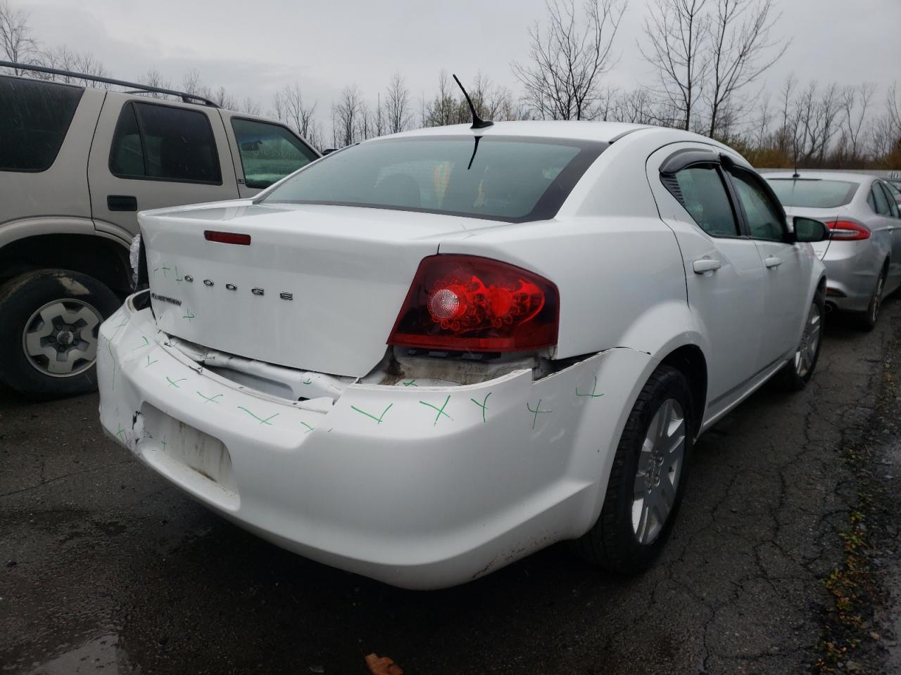 Photo 4 from auction – 2013 DODGE AVENGER SE with VIN 1C3CDZAG3DN749521