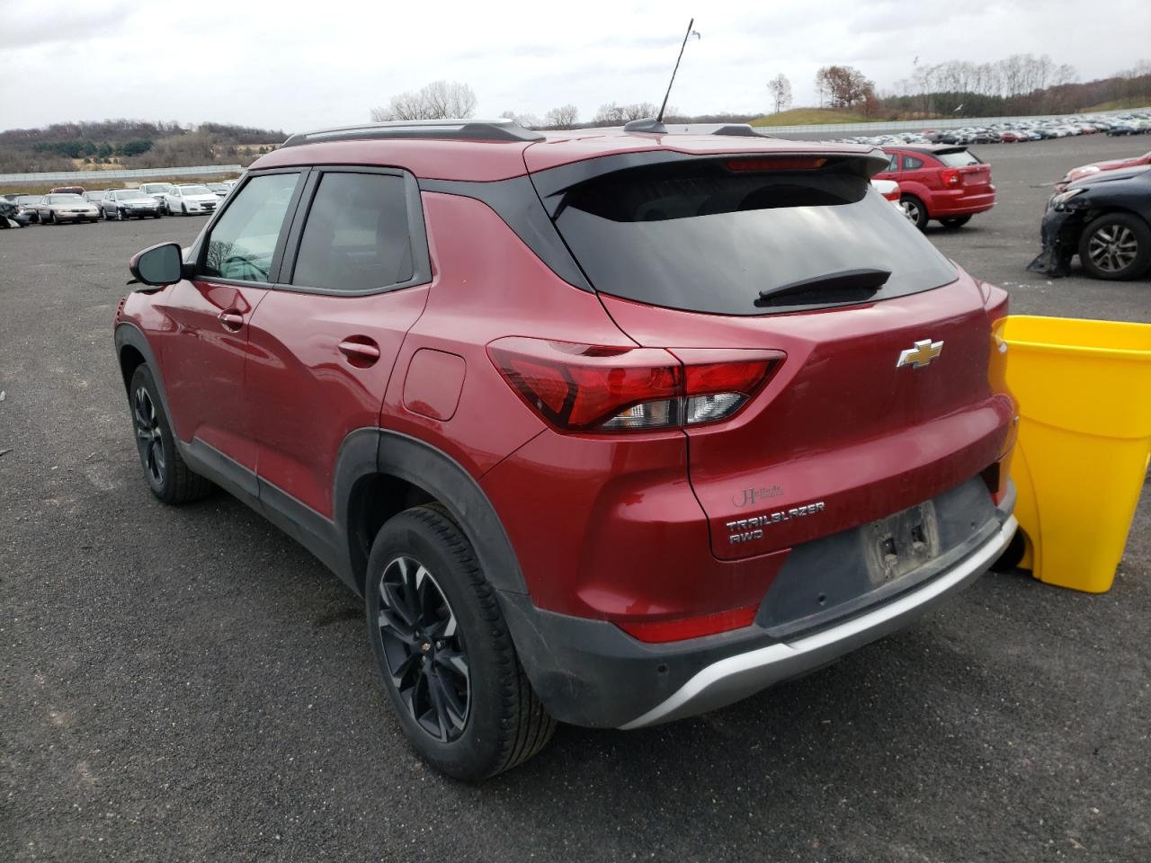 Photo 3 from auction – 2021 CHEVROLET TRAILBLAZE with VIN KL79MRSL1MB044796