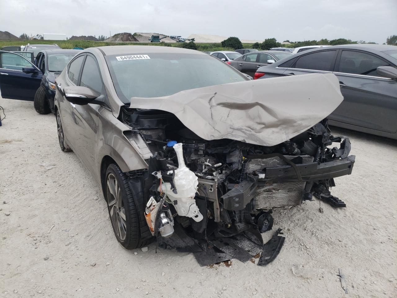 HYUNDAI ELANTRA SE 2016 with VIN 5NPDH4AE7GH659329 - Photo from auction