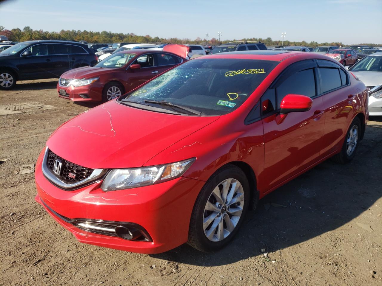 Photo 2 from auction – 2015 HONDA CIVIC SI with VIN 2HGFB6E52FH707411