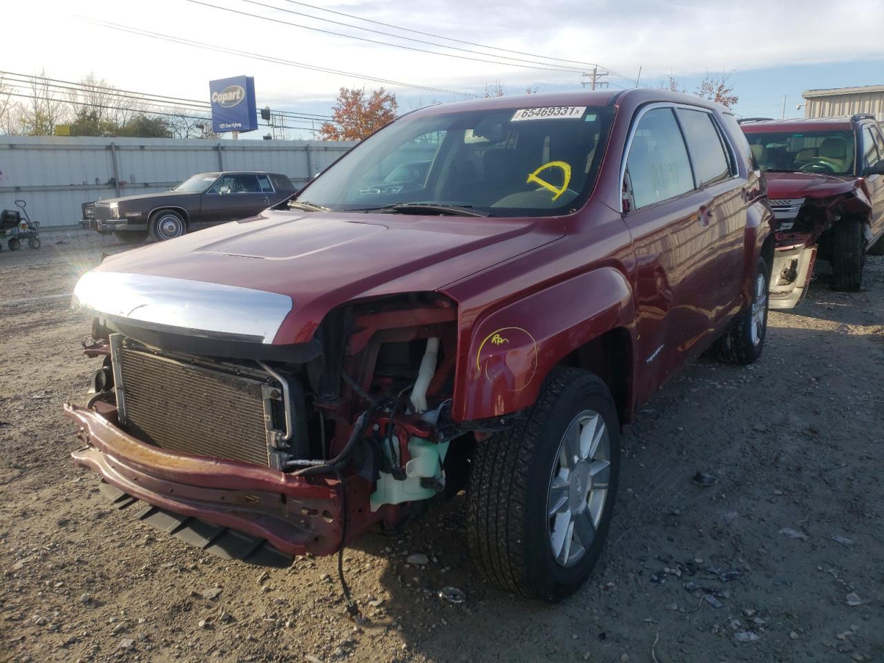 Photo 2 from auction – 2011 GMC TERRAIN SL with VIN 2CTALMEC9B6366818