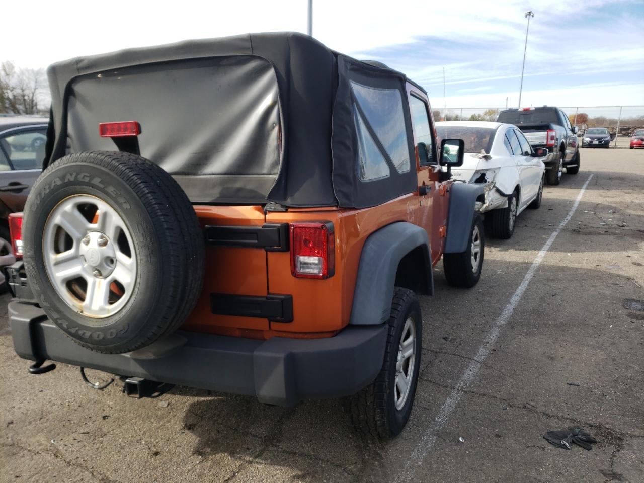 Photo 4 from auction – 2010 JEEP WRANGLER S with VIN 1J4AA2D19AL231151