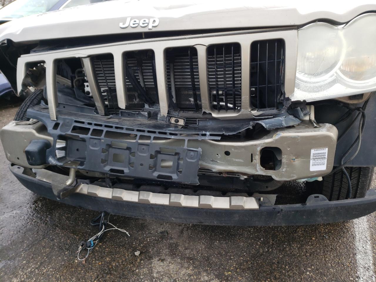 Photo 9 from auction – 2006 JEEP GRAND CHER with VIN 1J4GR48K06C321345