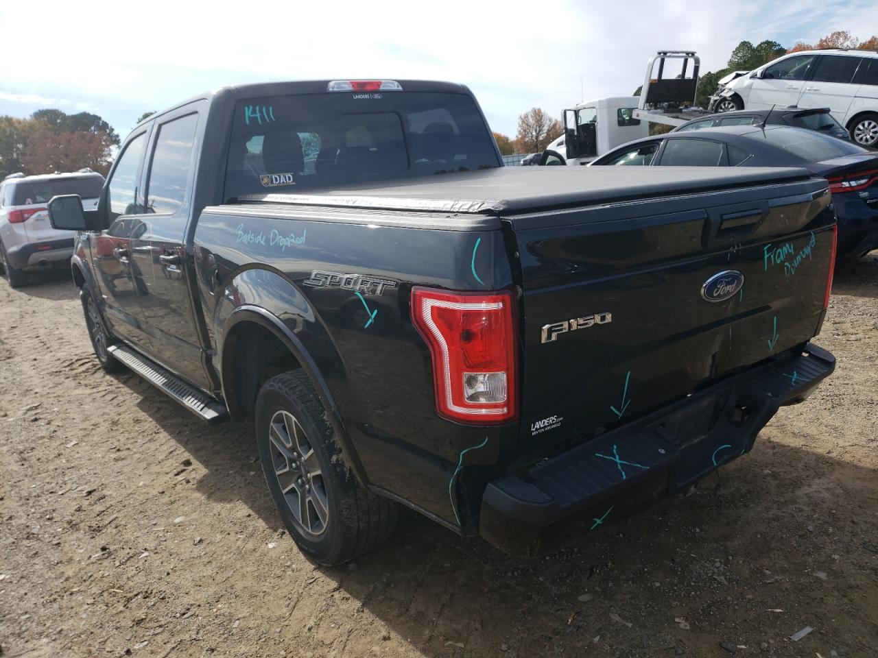 Photo 3 from auction – 2016 FORD F150 SUPER with VIN 1FTEW1CP9GKF90474