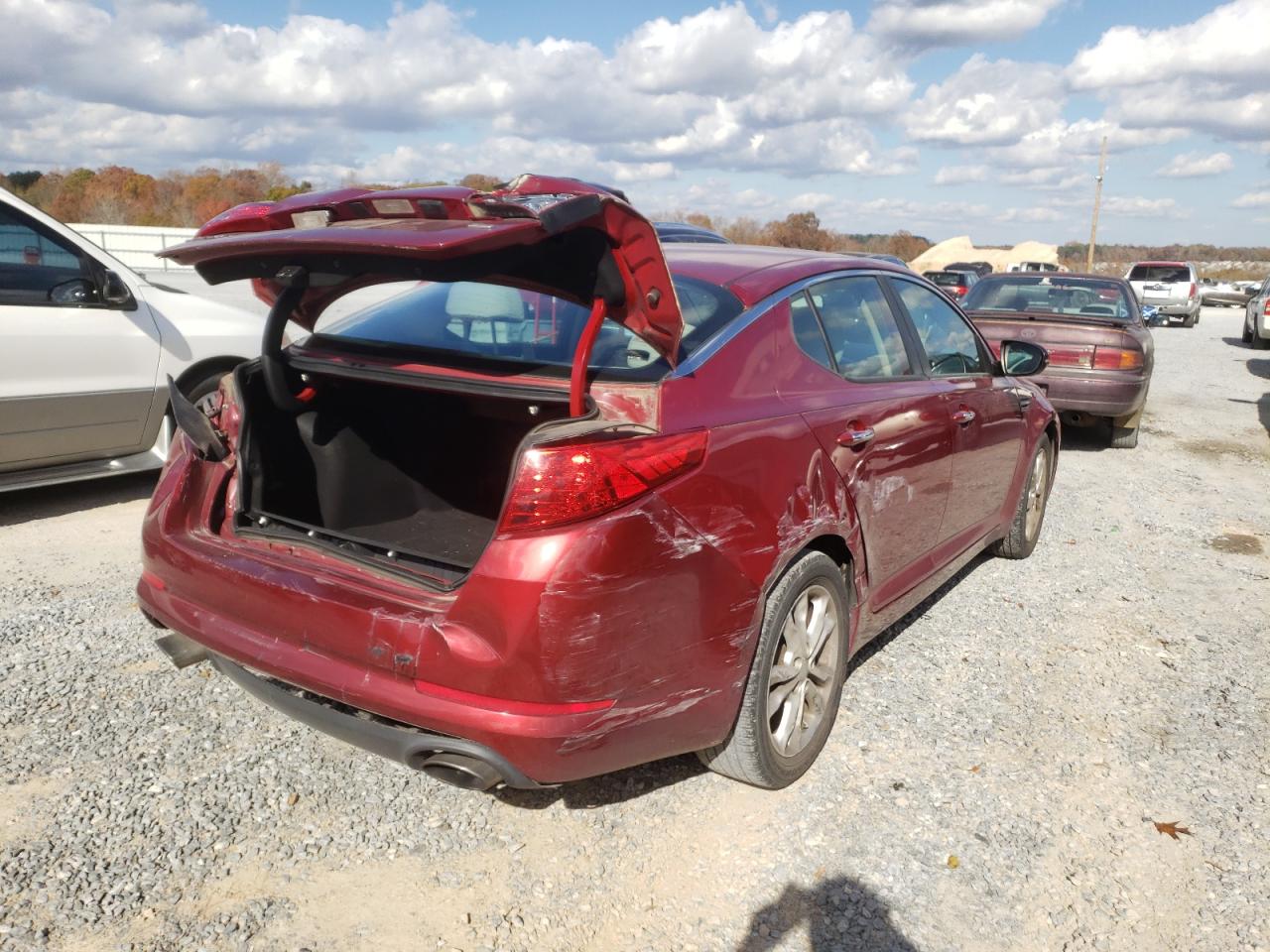 Photo 4 from auction – 2013 KIA OPTIMA LX with VIN 5XXGM4A71DG194533