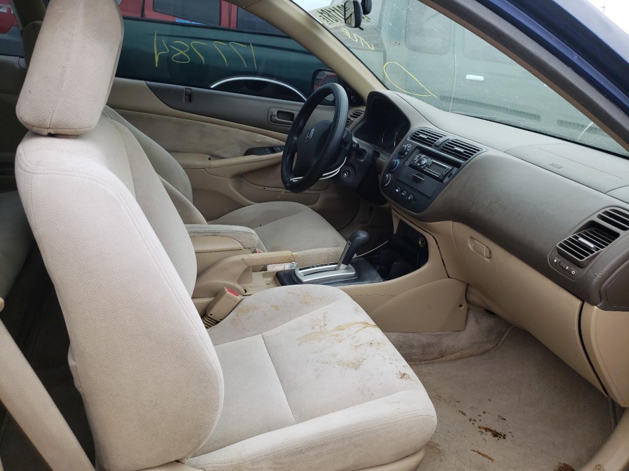 Photo 5 from auction – 2003 HONDA CIVIC LX with VIN 1HGEM22523L016350