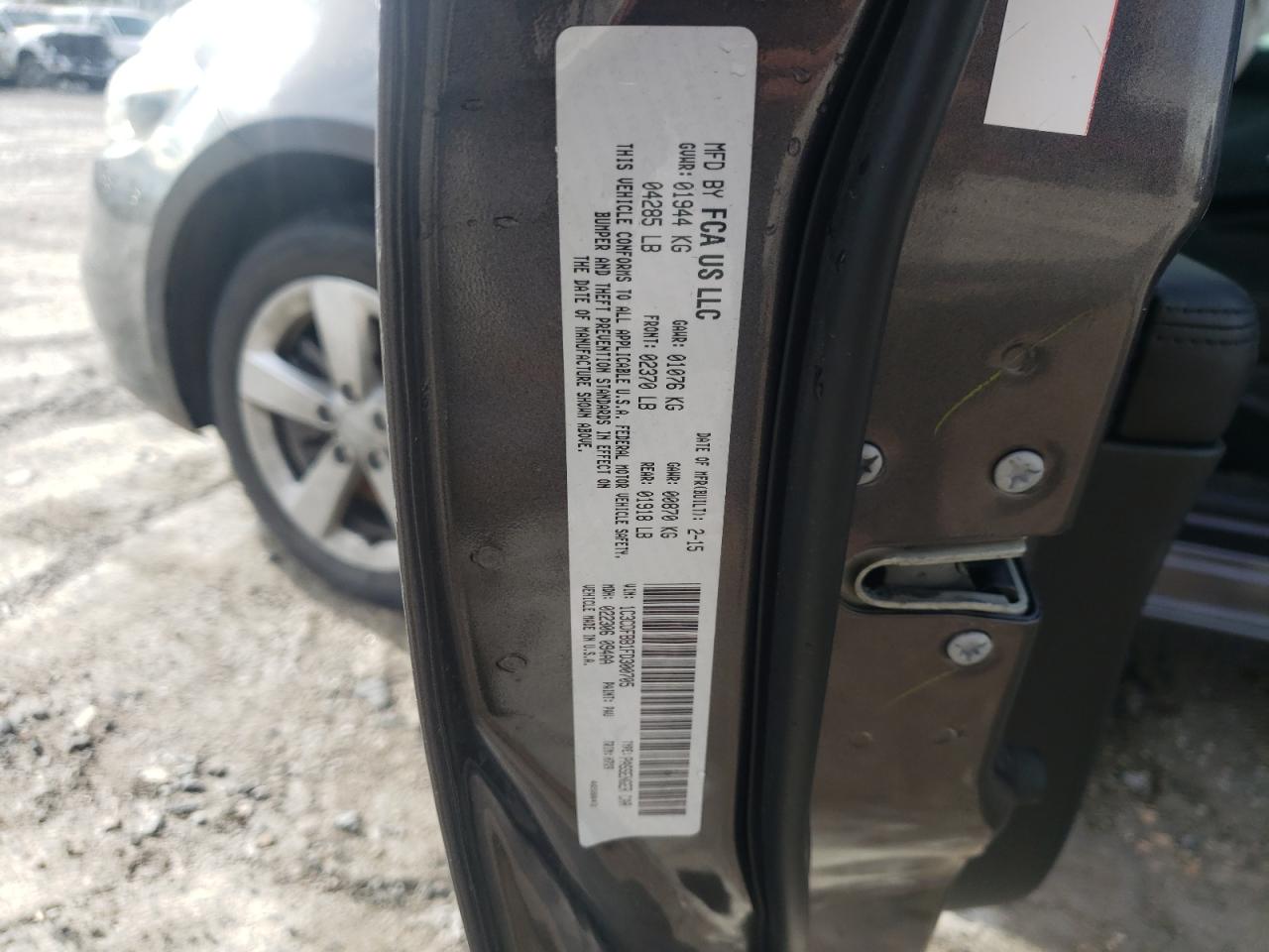 Photo 10 from auction – 2015 DODGE DART SXT with VIN 1C3CDFBB1FD300705