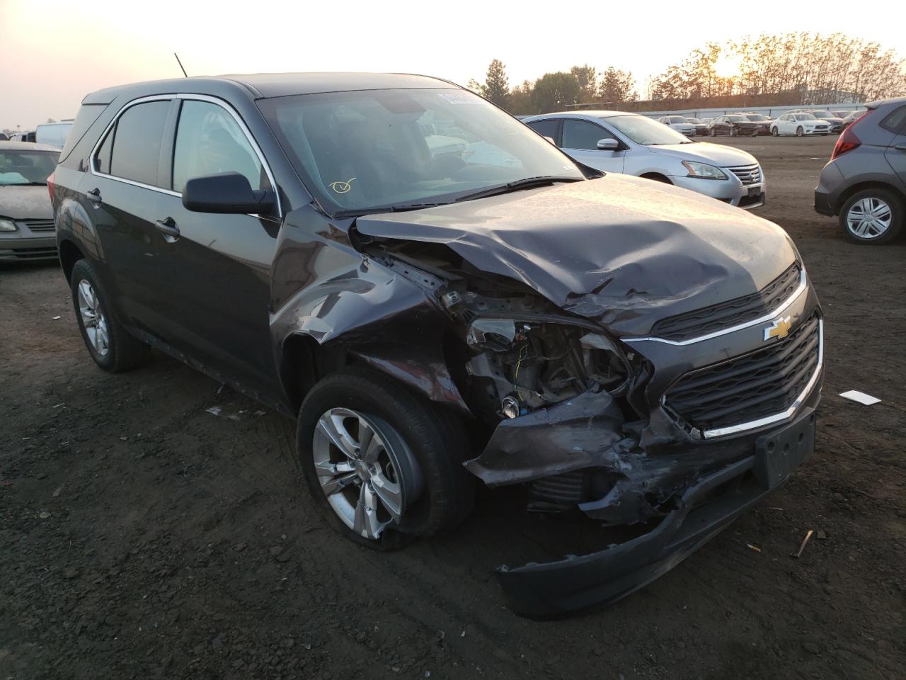 CHEVROLET EQUINOX LS 2016 with VIN 2GNALBEK7G6170589 - Photo from auction