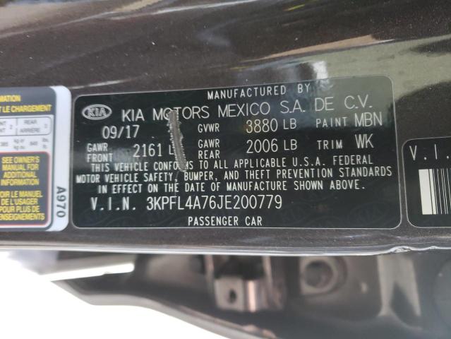 Photo 10 from auction – 2018 KIA FORTE LX with VIN 3KPFL4A76JE200779